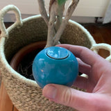 Schachtel mit handwerklich hergestellten Ollas