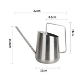 arrosoir metal inoxydable long bec