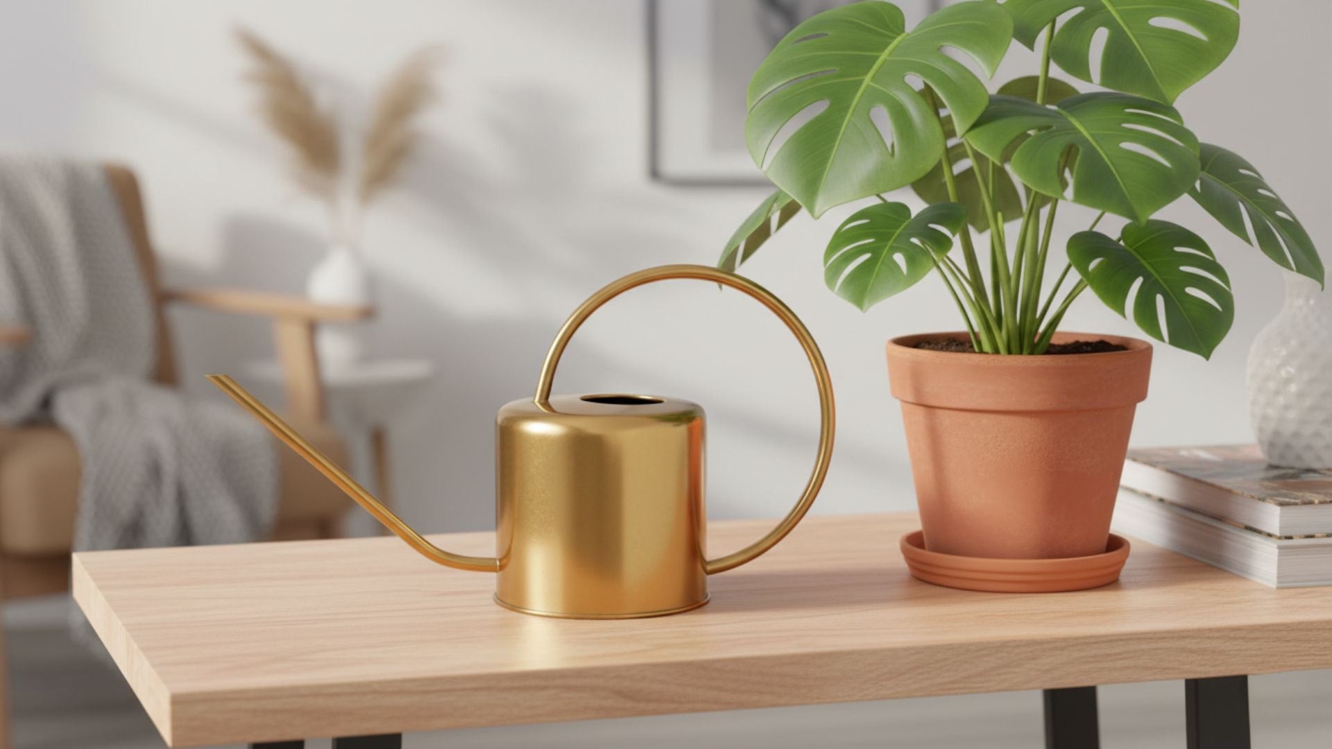 Banière Hero L'arroseur Arrosé arrosoir d'intérieur doré