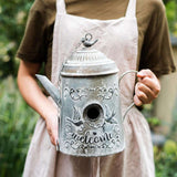 nichoir oiseau metal jardin