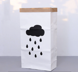 Blumentopf aus recyceltem Kraftpapier