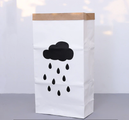 Blumentopf aus recyceltem Kraftpapier