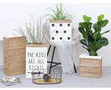 Blumentopf aus recyceltem Kraftpapier