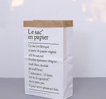 cache pot papier recyclé