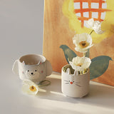 cache pot lapin