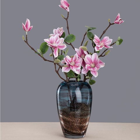 Vase Design bleu