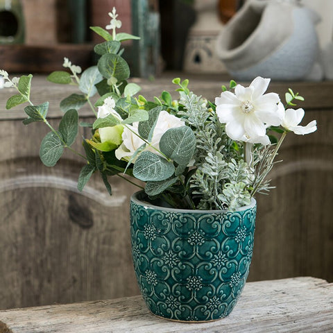 Retro Blumentopf