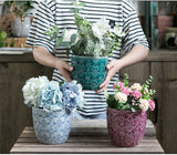 Retro Blumentopf