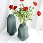 vase verre dépoli